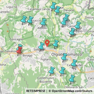 Mappa Via Giuseppe di Vittorio, 22077 Olgiate Comasco CO, Italia (2.51316)