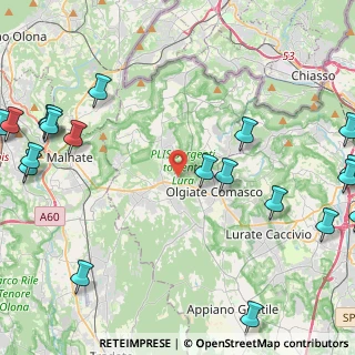 Mappa Via Giuseppe di Vittorio, 22077 Olgiate Comasco CO, Italia (6.5175)