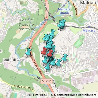 Mappa Via General Clemente Ravina, 21046 Malnate VA, Italia (0.26207)
