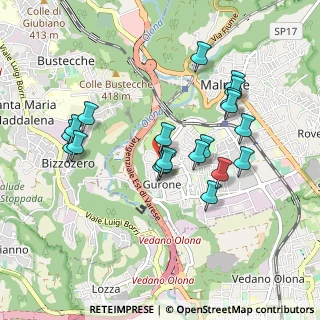 Mappa Via General Clemente Ravina, 21046 Malnate VA, Italia (0.87)