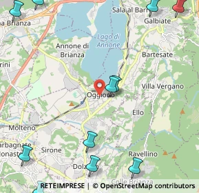 Mappa 23848 Oggiono LC, Italia (3.2675)