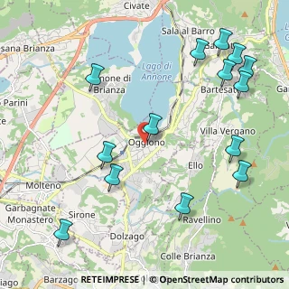 Mappa 23848 Oggiono LC, Italia (2.595)