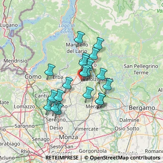 Mappa 23848 Oggiono LC, Italia (10.8965)