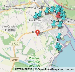 Mappa Via Rosa Agazzi, 34079 Staranzano GO, Italia (2.5325)