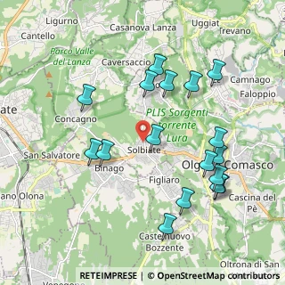 Mappa Via S. Quirico, 22043 Cagno CO, Italia (2.05882)