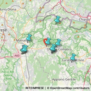 Mappa Via S. Quirico, 22043 Cagno CO, Italia (3.23364)
