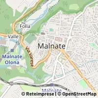 Kaart Malnate