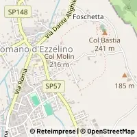 Map Romano d'Ezzelino