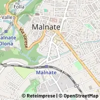 Kaart Malnate