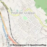 Mapa Pove del Grappa