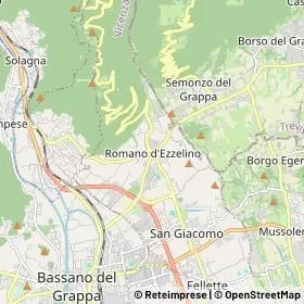 Mappa Romano d'Ezzelino