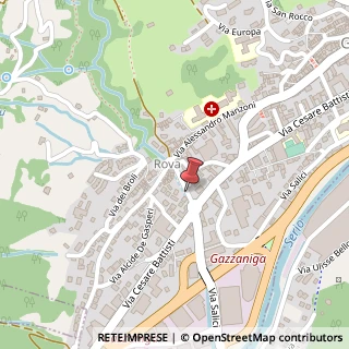 Mappa Via IV Novembre, 13, 24025 Gazzaniga, Bergamo (Lombardia)