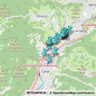 Mappa Via IV Novembre, 24025 Gazzaniga BG, Italia (0.583)