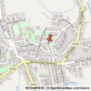 Mappa Piazza Aldo Moro, 7, 33050 Fiumicello, Udine (Friuli-Venezia Giulia)