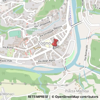 Mappa Via Pietro Ruggeri,  1, 24019 Zogno, Bergamo (Lombardia)