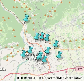 Mappa Via Petrarca, 36060 Romano D'ezzelino VI, Italia (3.20167)