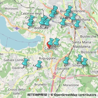 Mappa 21100 Capolago VA, Italia (2.3685)