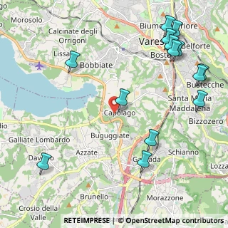 Mappa 21100 Capolago VA, Italia (2.74929)