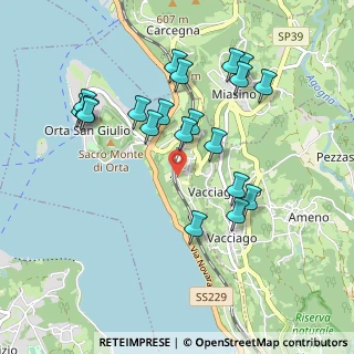 Mappa Via Prisciola, 28016 Orta San Giulio NO, Italia (0.946)