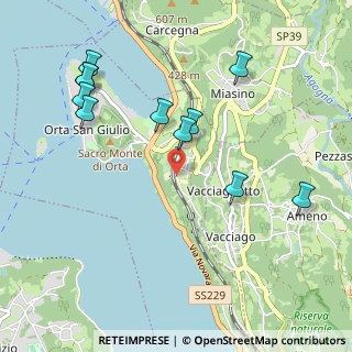 Mappa Via Prisciola, 28016 Orta San Giulio NO, Italia (1.09909)