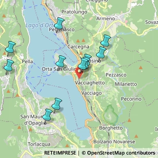 Mappa Via Prisciola, 28016 Orta San Giulio NO, Italia (1.98818)