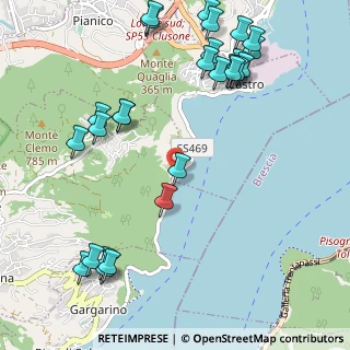 Mappa Via Gré, 24063 Castro BG, Italia (1.32222)