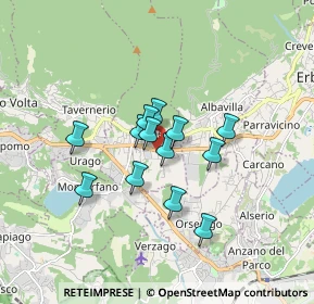 Mappa Via Silvio Pellico, 22032 Albese con Cassano CO, Italia (1.19)