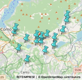 Mappa Via Silvio Pellico, 22032 Albese con Cassano CO, Italia (3.26063)