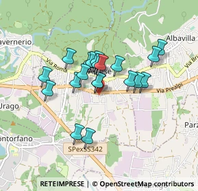 Mappa Via Silvio Pellico, 22032 Albese con Cassano CO, Italia (0.6715)