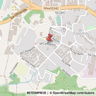 Mappa Via canzighina 534, 22030 Lipomo, Como (Lombardia)
