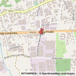Mappa Via Padre Meroni, 4, 22031 Albavilla, Como (Lombardia)