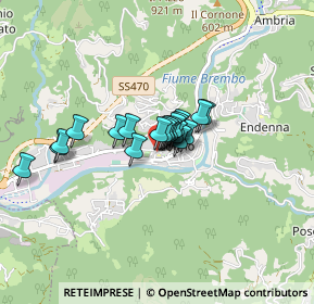 Mappa Via Francesco Cavagnis, 24019 Zogno BG, Italia (0.464)