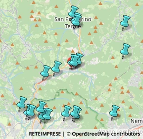 Mappa Via Cavour, 24019 Zogno BG, Italia (4.877)