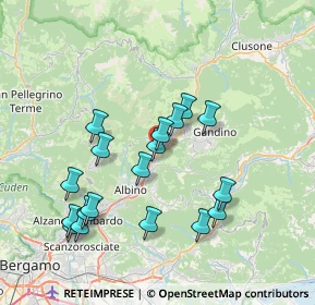 Mappa Via Cesare Battisti, 24025 Gazzaniga BG, Italia (7.295)