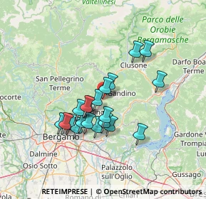 Mappa Via Cesare Battisti, 24025 Gazzaniga BG, Italia (11.36)
