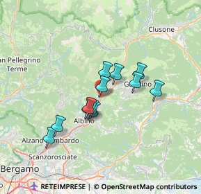 Mappa Via Antonio Locatelli, 24025 Gazzaniga BG, Italia (5.13333)