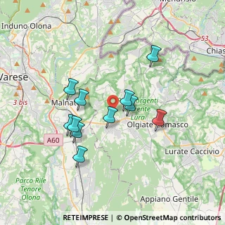 Mappa 22070 Solbiate CO, Italia (3.08273)