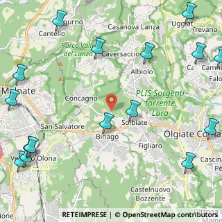 Mappa 22070 Solbiate CO, Italia (3.32625)