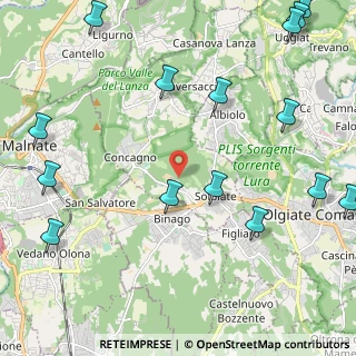 Mappa 22070 Solbiate CO, Italia (3.04133)