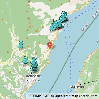 Mappa Via dello Sport, 25010 Tremosine sul Garda BS, Italia (2.2675)