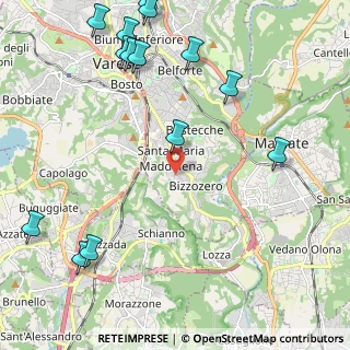 Mappa Via dei Cavalli, 21100 Varese VA, Italia (2.93143)