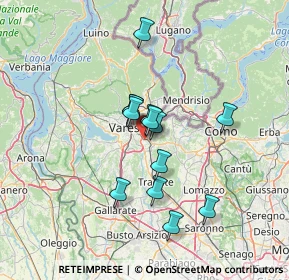 Mappa Via Lipari, 21046 Malnate VA, Italia (10.49923)
