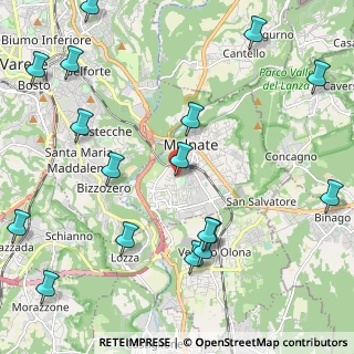Mappa Via Lipari, 21046 Malnate VA, Italia (2.81824)