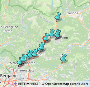 Mappa Via C. Battisti, 24025 Gazzaniga BG, Italia (6.512)