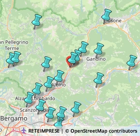 Mappa Via C. Battisti, 24025 Gazzaniga BG, Italia (9.2225)