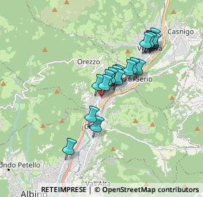 Mappa Via C. Battisti, 24025 Gazzaniga BG, Italia (1.38737)