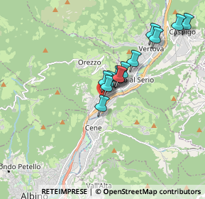 Mappa Via C. Battisti, 24025 Gazzaniga BG, Italia (1.39769)