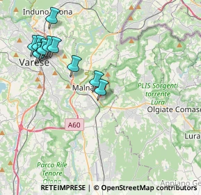 Mappa Via Cacciatori Delle Alpi, 21046 Malnate VA, Italia (4.43364)