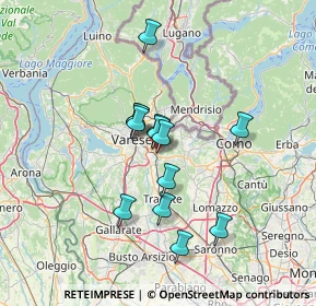 Mappa Via Cacciatori Delle Alpi, 21046 Malnate VA, Italia (10.63846)