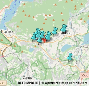 Mappa Via Pellico, 22032 Albese Con Cassano CO, Italia (2.00091)